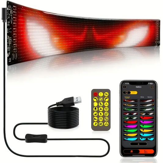 Banner LED Editable – Para negocios y vehículos