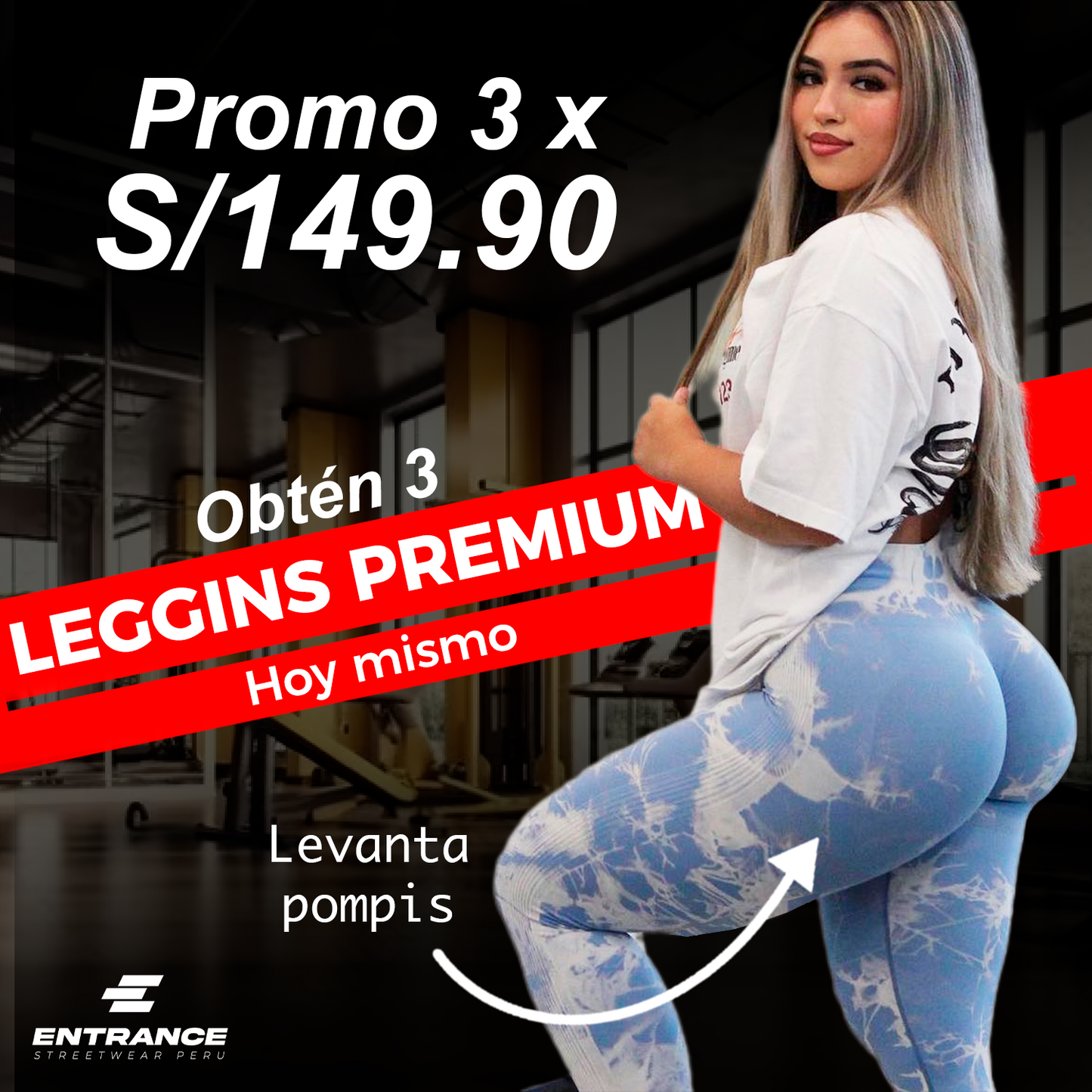 3 Leggins Premium - Elige colores por Whatsapp.