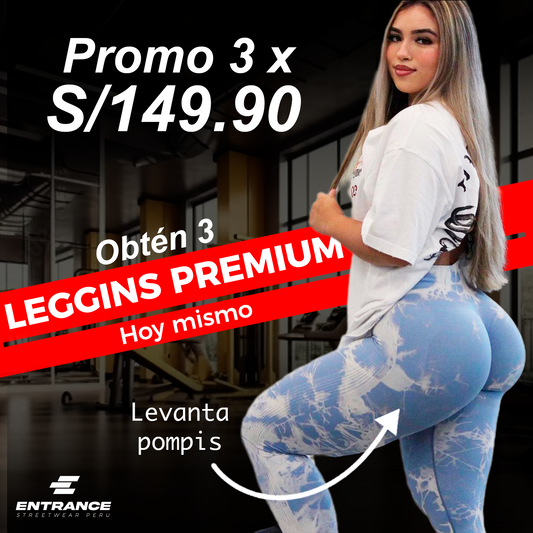 3 Leggins Premium - Elige colores por Whatsapp.