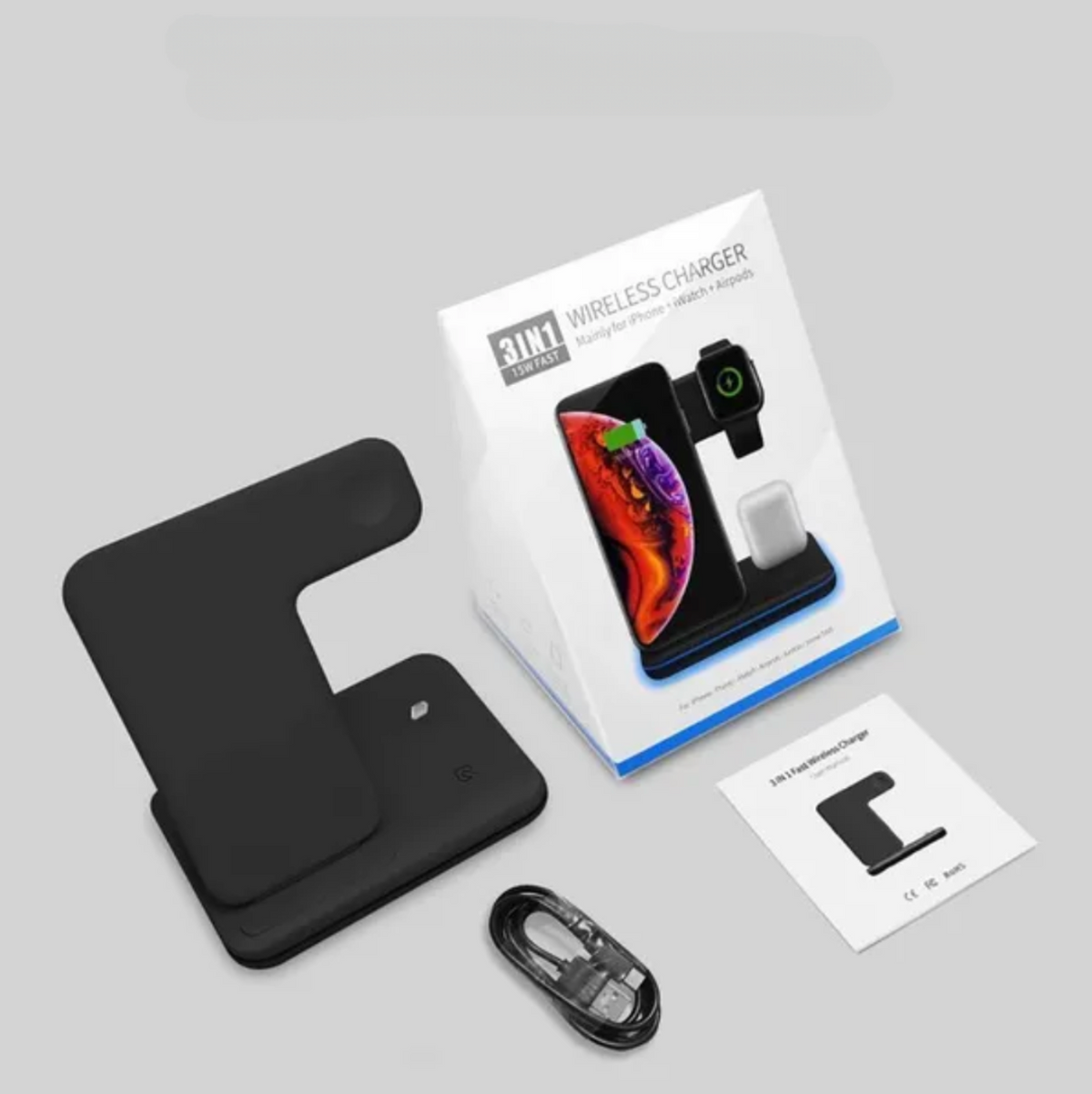 Cargador iPhone 3 en 1 - 15W