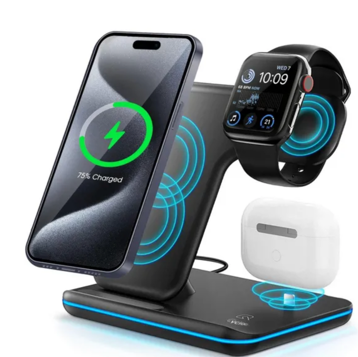 Cargador iPhone 3 en 1 - 15W